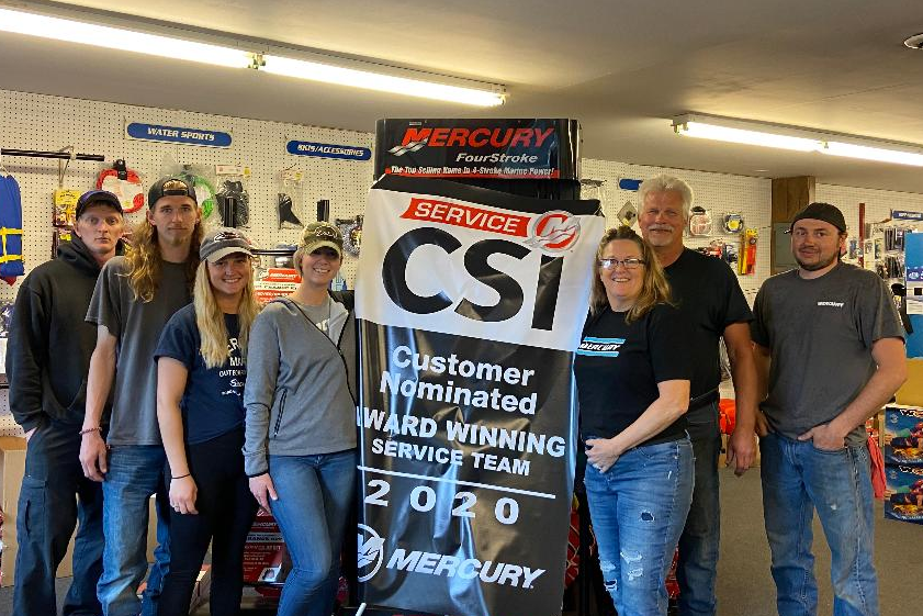 Hayward dealer receives service award